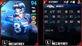 Legend Ed McCaffrey | Player Review | Madden 17 Ultimate Team Gameplay