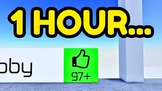 How many LIKES can I get in 1 HOUR? (Obby Creator)