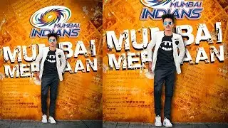 Indian Premier League-IPL Special Photo Editing Tutorial | Mumbai Indians Fan Special Photo Editing