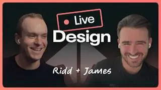 Live design CRIT with James McDonald and Ridd