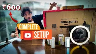 Cheapest YouTube Setup in India | Tripod + Ring Light Under ₹600