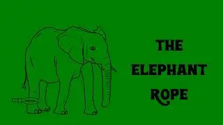 The Elephant Rope - Motivational Story on a story board
