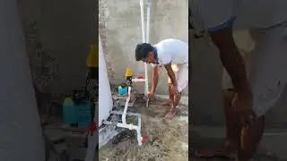 V-Guard automatic pressure pump  05hp motor fitting #plumberwork🧑&zwj;🔧
