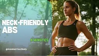 8 Min Neck-Friendly Abs &ndash; Safe Core Workout 🌿