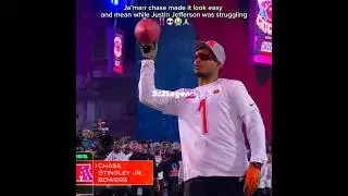 Ja'marr Chase vs Justin Jefferson in The Pro Bowl 😭🔥 #shorts