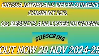 OMDC LTD Q2 RESULT 2024|ORISSA MINERALS DEVELOPMENT COMPANY LTD Q2 RESULT TODAY|