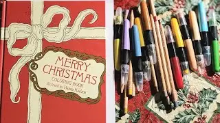 Silent Live Coloring In Merry Christmas Hanna Karlzon Book (Thank You Aubrey For The Christmas 🎁 