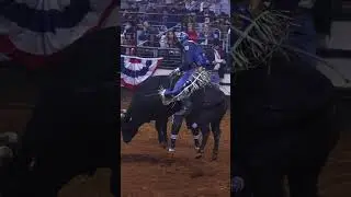 Ariat Athlete Ezekiel Mitchell HUGE ride at the PBR