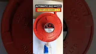 Automatic LPG Gas Leakage Detector & Cut-off System 💨🛑 | #automation #arduino #project  #shorts