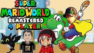 Super Mario World Enhanced with 4 Players LIVE!