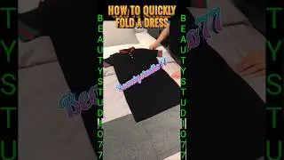 Fold Clothes in 5 Seconds! #Shorts #ClothesHack #stylingtips #fashion