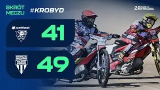 Speedway. Żużel. Mecz: Brennan poprowadził Gryfy do zwycięstwa (skrót #KROBYD 41:49 24.08.2025)