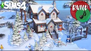 ⛄Sims 4: Building Father Winter's Magical Hideaway (Speedbuild) 🎅🎄❄️