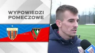 Wywiady: Trener Wojciech Mr&oacute;z oraz Filip Żagiel po meczu z Zagłębiem II Sosnowiec (2:2) 28.01.2023r.