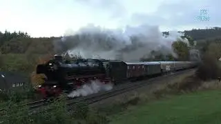 Dampf auf der Oberen Ruhrtalbahn mit 01 1104 und 218 137-8