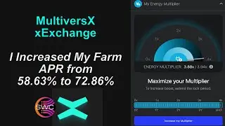 xExchange DEX: How Did I Increase My MEX-EGLD Farm APR from 58.63% to 72.86%? + Bitcoin FUD + Doom!!