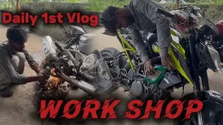 Apache Bro Daily First Vlog || Please Support || Work Shop