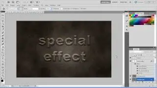 letras de pedra - photoshop