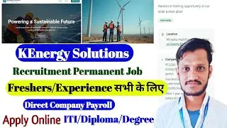 Solar Energy Power Plant Jobs 2025 | Technician, Operator, Engineer Vacancies | KEnergy Solutions