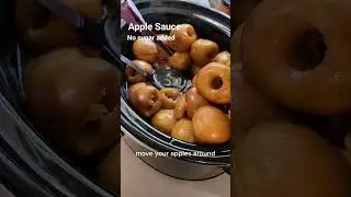 Easy Apple Sauce #easyrecipe #nosugaradded #applesauce