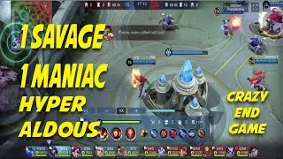 1 Savage, 1 Maniac Crazy Late Game -  Aldous Mobile Legends 2020