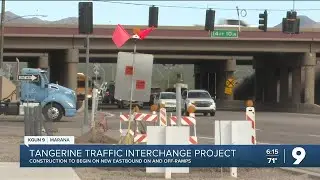 Construction to begin on new eastbound ramps at I-10 and Tangerine interchange