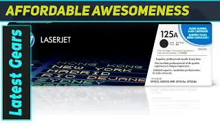 HP 125A Black Toner Cartridge: The Best for Your HP Color LaserJet!