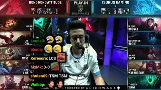 HKA vs ISG - Game 3 | 2019 Worlds Play-In Round 2 | Twitch VOD with Chat