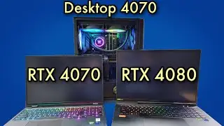 Мобильные RTX 4070 и RTX 4080 против настольного RTX 4070 &mdash; НЕ покупайте игровой ноутбук с 4070!
