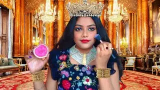 ASMR | Queen Makeup On My Face | 🫅✨