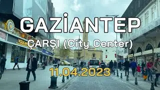 Поездка по Газиантепу 🇹🇷 - Знакомство с центром города ( çarşı ) на машине | 4К