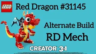 LEGO&reg; 31145 Alternate Build Creator 3-in-1 Red Dragon RD Mech
