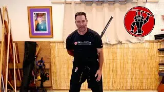 Half Staff Fighting Technique from Kukishinden Ryu
