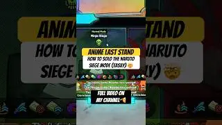 Easily Defeat Siege Mode in Anime Last Stand👀 #roblox #animelaststand #rblx #shorts #gaming #fyp