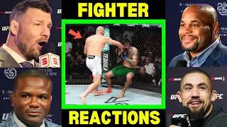 UFC Fighters REACT to Sean Strickland BEATING Anthony Hernandez | UFC Houston
