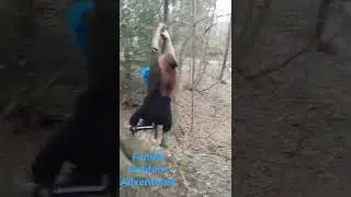 Milleroni Outdoor Adventures - Natural Vine Swing with Carter
