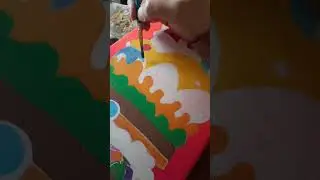 PINTANDO TABLA DE  SKATE  #paint #skate #skateart