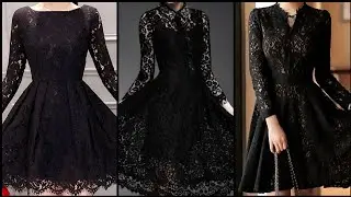 Outstanding Luxurious Black Lace Skater outfit ideas 2022 - Stunning lace dresses