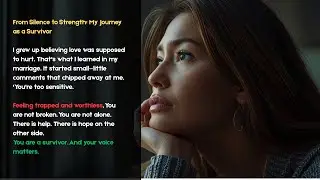 Trapped in an Abusive Marriage My True Survivor Story #domesticvoilence #marriage #abuseprevention