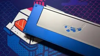 SingaKBD Kohaku R2 Yale Blue | Pre-Retooled MX Blacks on Aluminum | GMK Masterpiece