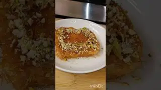 Bread kunafa with creamy cheese |Desi style with Arabic flavors #yt #shortvideo #viral