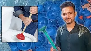 how to make toilet plunger //toilet plunger making in factory