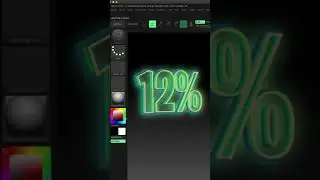3D Sculpt 12% Faster in Zbrush #shorts