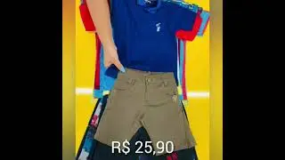 Conjunto Infantil Arrumadinho Atacado Barato