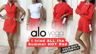 Коллекция Alo Yoga за 500 долларов | Яркая летняя коллекция | Модная примерка