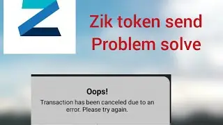 Zik token problem solve.