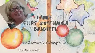 Weihnachtskugeln Aquarell Teil1