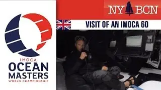 Visit of an Imoca 60 boat with Ryan Breymaier, skipper of Hugo Boss