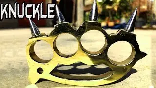 Casting Brass Knuckles👊 at home out of Brass Junk | Brass Casting