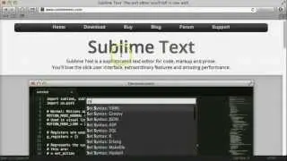 New Text Editor - Sublime Text 2